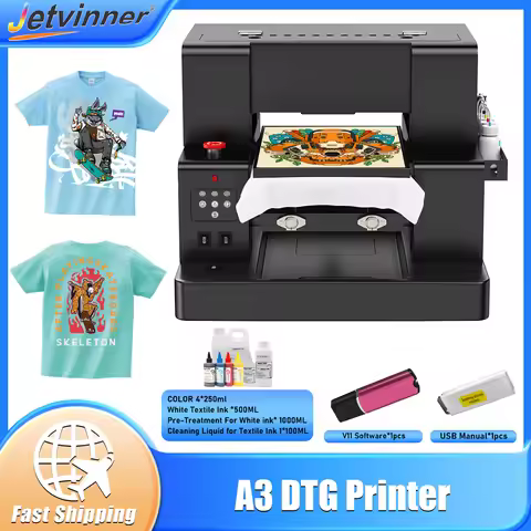 A3 DTG Printer For Epson L805 Flatbed Printer Directly To Garment Printer T shirt Printing Machine L