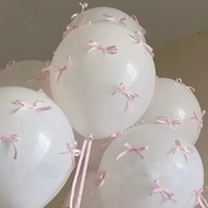 Latex Balloons With Bow Ties For Wedding Decoration Birthday Anniversary Graduation E3n6