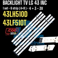 LG 43 IN 43LH510D 43LF510T LED TV BACKLIGHT LG 43 IN
