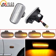 2Piece Flowing Turn Signal Light For Toyota Land Cruiser Prius Kluger Wish RAV4 Altezza Isis Lexus I