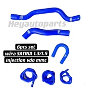 SAMCO PROTON WIRA1.3 WIRA 1.5 SATRIA RADIATOR HOSE+BY PASS hose (6pcs set)vdo mmc injection carburet