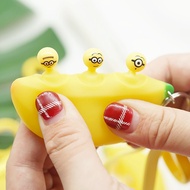 2019 New Creative Toys for Children Squeeze Banana Bean Fun Squishy Antistress Decompression Artifac