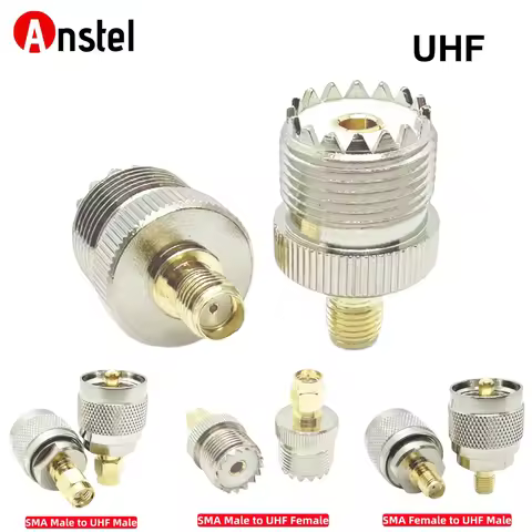 SMA to PL259 Adapter SMA Female Male to UHF Female SO-239 SO239 Coax Connector for CB Radio Antenna