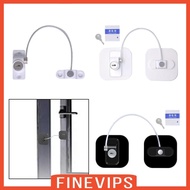 [Finevips] Window Restrictor Locks Door Cable Restrictor Lock for Home Cupboard Cabinet