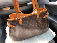 二手中古包 Louis Vuitton LV專櫃正貨 M51154 經典老花橫式 手提包 肩背包 名媛包