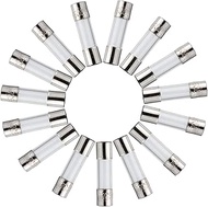 BOJACK 5x20mm 5A 5amp 250V 0.2x0.78 Inch F5AL250V Fast-Blow Glass Fuses(Pack of 50 Pcs)