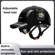 Peak Cap Safety Helmet Certified Helmet E-Motorcycle Helmet Unisex Lightweight Helmet Fit Summer