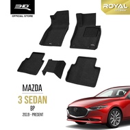 3D ROYAL Car Mat Mazda 3 Sedan (2019 - Present)