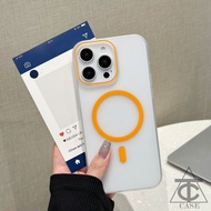 เคสแม่เหล็กป้องกันรอยนิ้วมือแบบใสบางเฉียบ สำหรับ Samsung S23 S22 S24 Ultra S23FE S24FE S21FE S23Ultr