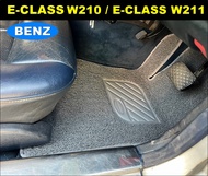 พรมดักฝุ่นไวนิล BENZ E-CLASS W210 / E-CLASS W211 พรมดักฝุ่นในรถ เข้ารูป ตรงรุ่นรถ