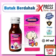 XPRESS ! Pasaba Expectorant Syrup 60 ml Sirup Obat Batuk Berdahak Ekspektoran Baby Babys Cough Espek