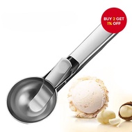 Thickened stainless steel ice cream spoon for commercial use, household ice cream scooper, watermelo