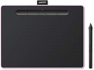 Wacom Intuos Bluetooth CTL-6100WL/P0-CX Digital Graphics Pen Tablet for Drawing (Berry) Medium (10.4