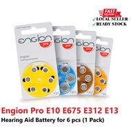 Engion Pro Series Hearing Aid Battery A13 13A E13 ZA13 13 PR48/A10 E10/A312 E312 S312 P312 PR41 A312