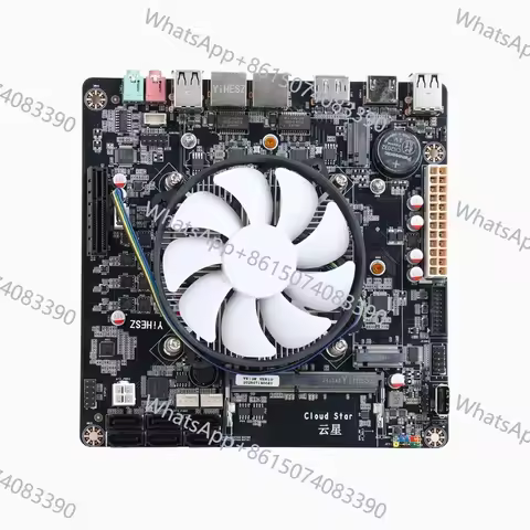 N150 Mini ITX NAS Motherboard 17×17cm DDR4, 6×SATA3.0 2×M.2 2×I226 2.5G LAN For Soft Router DIY NAS