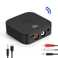 Wireless Audio Receiver RCA AUX Bluetooth 5.0 Adapter NFC 3.5mm for Amplifier Car Audio Home Stereo Theater System