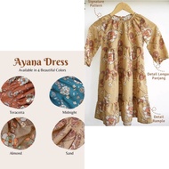 Ayana Dress Sand size 2-4 years and Almond size 4-6 years by Heavenlights Kids
