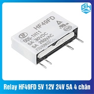 1 Relay HF49FD 5V 12V 24V 5A 4 pins