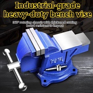 Clamp Bench Vise Clamp Tool 3"4"/5"/6" Heavy Duty Grafting Tool Set360° Swivel Base Bench Vise ragum