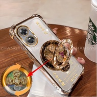 Case For OPPO A17 A17K A97 5G phone case new good luck magnetic bracket Shockproof protective case S