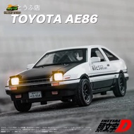 1:30 1:24/ [ MINIAUTO ] TOYOTA AE86 Trueno Diecast Car Official Licensed AE 86 Initial D Base