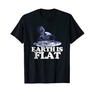 Earth Is Flat Alien Shirt Flat Earth Tee