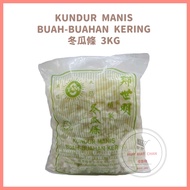 Kundur Manis Buah-buahan Kering冬瓜條 3kg