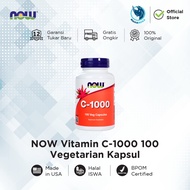 Now Foods, Vitamin C-1000, 100 Vegetarian Capsules - Official BPOM
