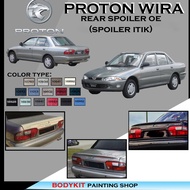 PROTON WIRA SEDAN SALOON SPOILER OE SPOILER ITIK REAR BONET LIP ABS BODYKIT-UNPAINT/WITH PAINTING/CA