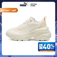 PUMA Basics รองเท้าผ้าใบผู้หญิง Cilia Wedge สีขาว - 39391511