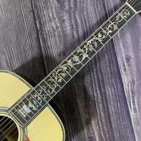 41 inch/custom D45 large vase/solid spruce top/rosewood fingerboard/6-string high-quality solid wood