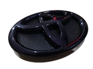 โลโก้ติดรถยนต์ LOGO Toyota สำหรับหน้ากระจัง revo และ fortuner 2015 - 2022  สีดำเงา ขนาด  19 x 13 cm 