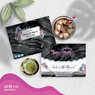 LEGEND LG 02 Pink Blanko Undangan
