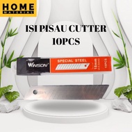 ISI PISAU CUTTER / ISI CUTTER BESAR/ ISI 10PCS MATA PISAU CUTTER TAJA