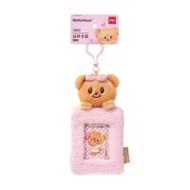 Deli ที่ใส่บัตรพวงกุญแจ Butterbear (สีชมพู) (351384-726134010)