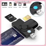 JIAUTING UTHAI X02 USB SIM Smart Card Reader For Bank Card CAC ID SIM SD TF/Micro SD JIAUTING