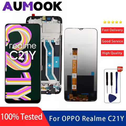 6.5" LCD Display For Oppo Realme C21Y C21 LCD Touch Screen Digitizer Assembly FOR OPPO C21 RMX3261 R
