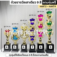 Plastic Trophy Size 2-9 Single Pole Choose The Color