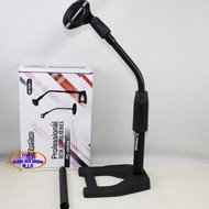 Stand Mic Meja Fisrtclass Standmic Bodi Besi Fungsi 2 In 1 Mik Elastis