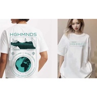HGHMNDS PRINT T SHIRT - NO HEAVEN PRINT SHIRT PURE COTTON