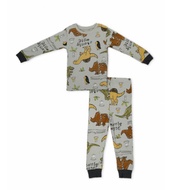 Grey Dino Kids Pajamas / Cocohanee Kids Pajamas / Boys Pajamas / Kids Sleepwear