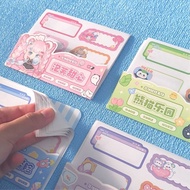 Taro PANDA NAME STICKER Multifunction NAME STICKER With Various Color Shapes