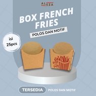 French Fries Box/French Fries Box/Onion Ring Box contains 25 pieces