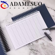 ADAMESUO Financial Record Book, Universal Line Pages Multifunctional Spiral Bound Notebook, Sturdy C
