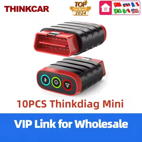 10PC THINKCAR ThinkDiag Mini Diagnostic Tool Lifetime Free Update OBD2 Scanner Check Engine Light Ca