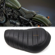 Front Rider Solo Seat Cushion for Harley Sportster Iron 883 XL883N 2016 2017 2018 2019 2021 Black Mo