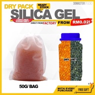 READY STOCK DRY PACK O.SILICA GEL 50g/500g 1BAG 1BTI