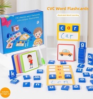 Educational Word Formation and Phonics Blocks CVC Word Cards