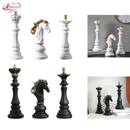 Abbraccia 3 Piece Chess Pieces Statues, International Chess Pieces, Housewarming Gift, Chess Pieces 