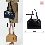 [ Made in Korea ] AHNI Midnight Boston Bag _ 100% Cowhide Leather